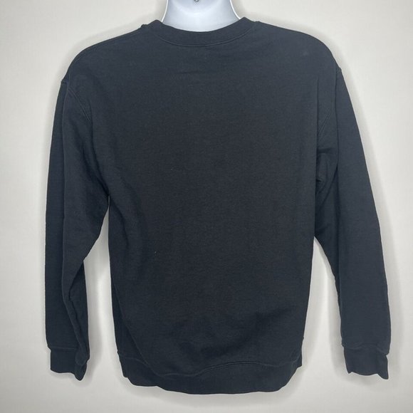 Cakeworthy Scary Christmas Santa Skulls Bats Black Crew Neck Sweatshirt - Picture 5 of 8